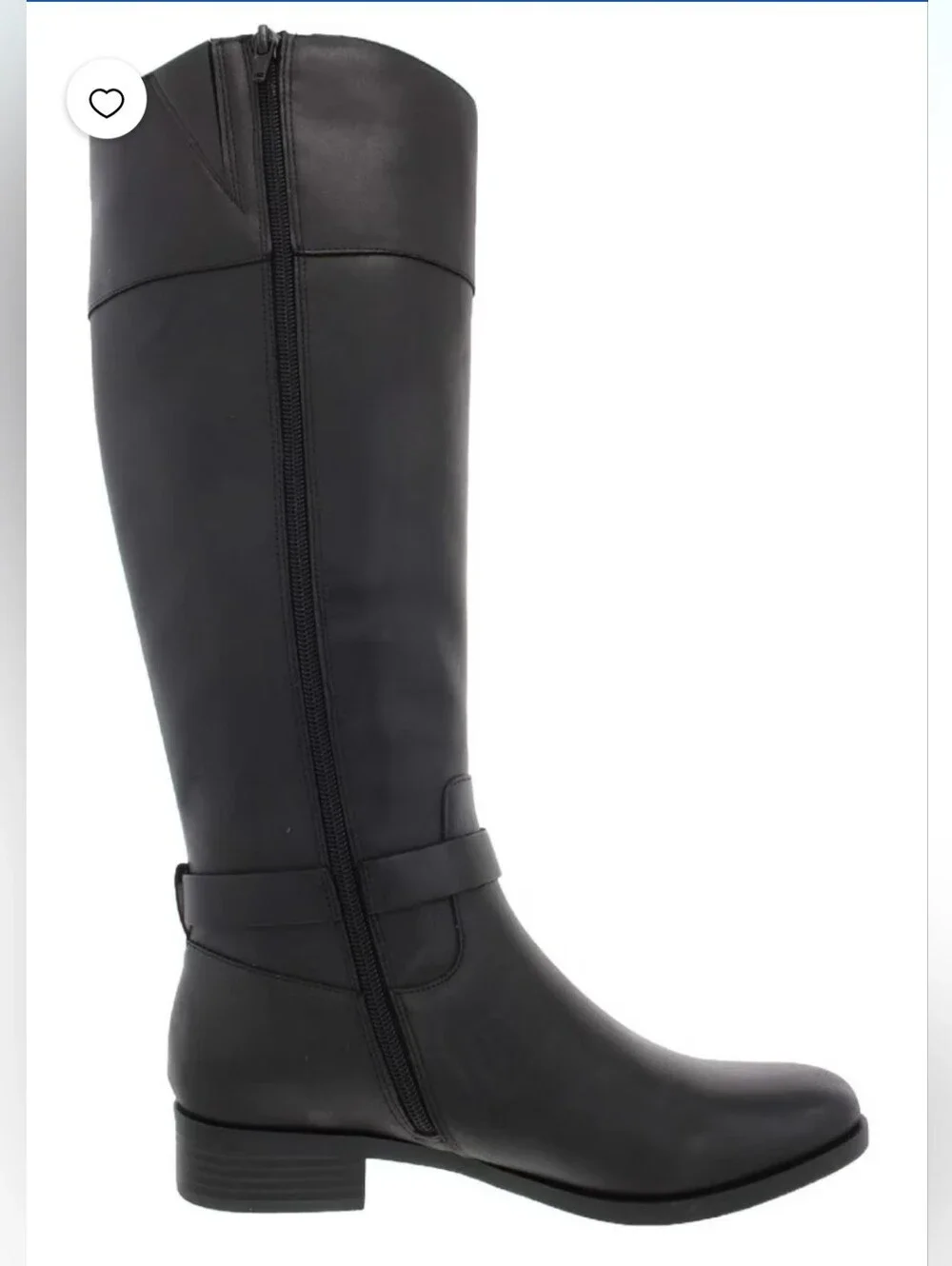 (Ew)Charter Club Womens Johannes Leather Tall Knee-High Boots